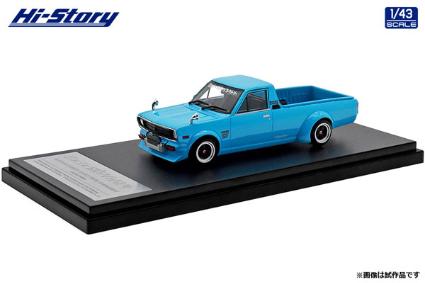 HS445BL Hi-Story 1/43 DATSUN SUNNY TRUCK (1979) Customized  Turquoise Blue