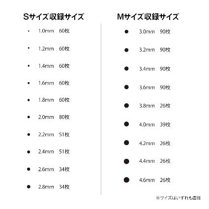 CMS-S-PIN 円形メタリックシールS(1.0~2.8mm)ピンク(1枚入)