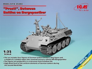 35343 ICM 1/35 ドイツ ベルゲパンツァーw/ 戦車兵