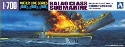 WL 912 1/700 米国海軍 バラオ級潜水艦
