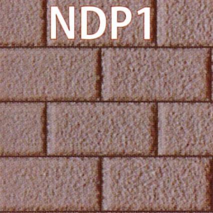 NDP1 Newデザインプラスチックペーパー レンガ50 <2枚入>