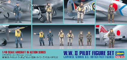 X48-7 W.W.Ⅱ パイロットフィギュアセット