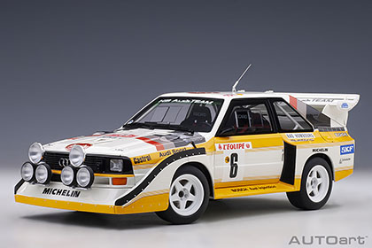 88602 1/18 アウディ スポーツクワトロ S1 WRC 1986 No.6 (ミッコラ 
