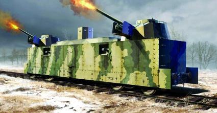 1/35 ソビエト軍 装甲列車編成 PL-37/軽砲貨車【00222