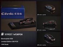新品  Street Weapon 1/64 ホンダ シビック Honda Civic EG6 クローム