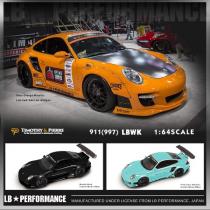 新品  TP Timothy&Pierre 1/64 ポルシェ Porsche 911 997 LBWK Tiffany blue