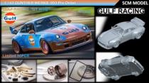 新品  SCM 1/43 ポルシェ ガンザーワークス Porsche Gunther Werks 911 / 993 Gulf racing GT Wing 限定50個
