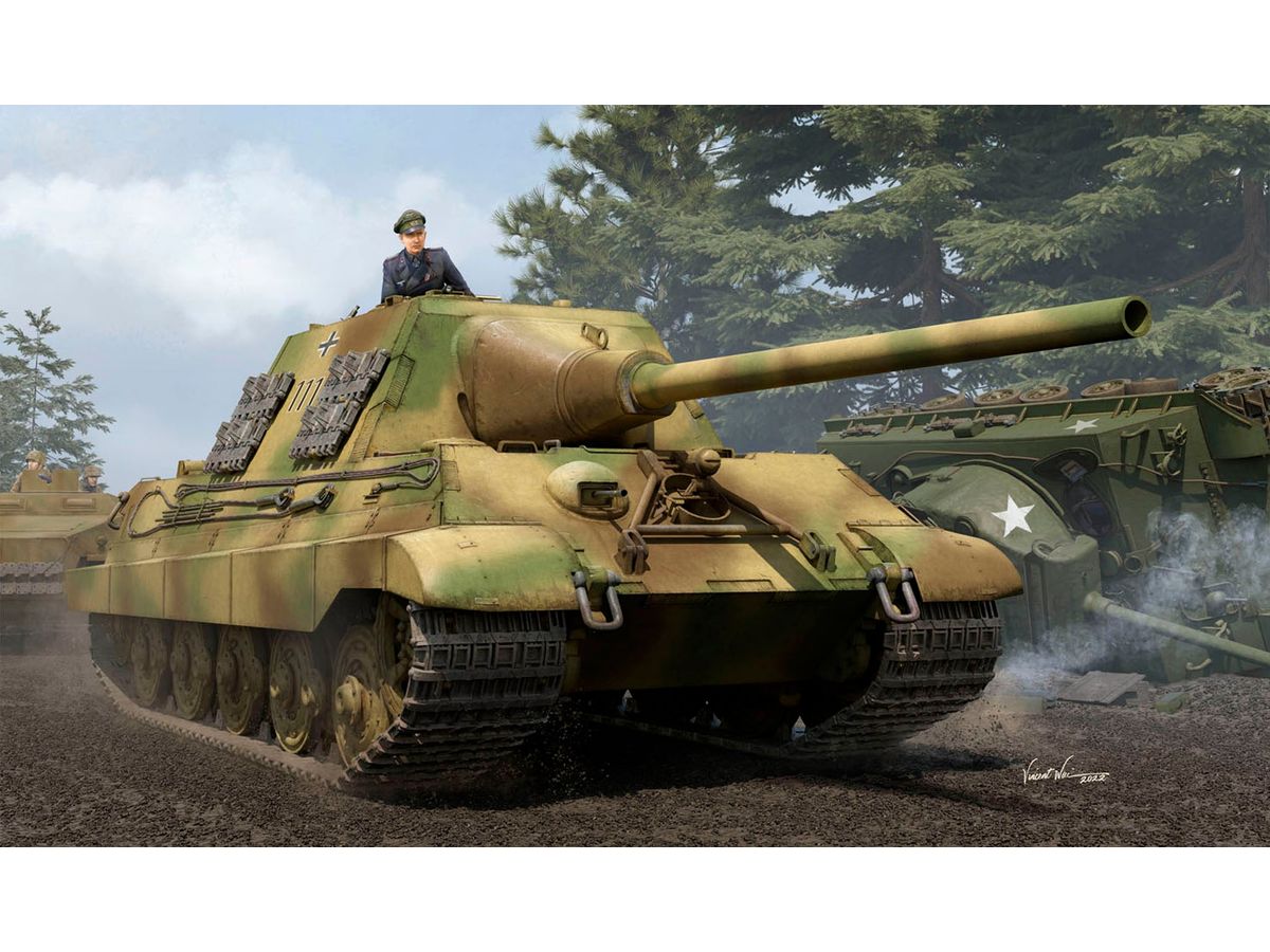 ホビーボス 84562 ドイツ重駆逐戦車 Sd.Kfz.186 ヤークトタイガー(ヘンシェル生産型)