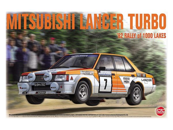 PN24018 nunu 1/24三菱 ランサー ターボ 1982 1000湖ラリー