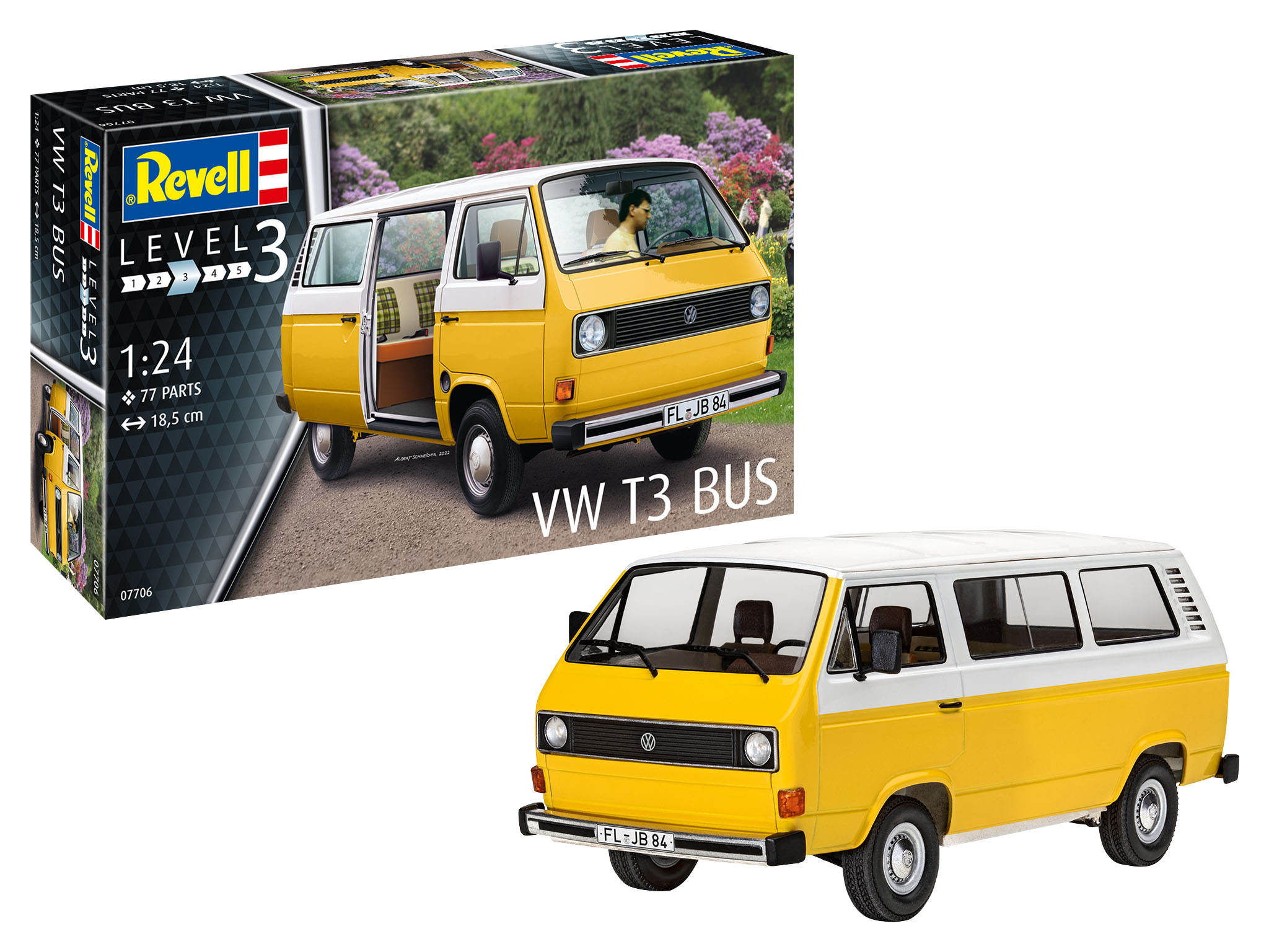 07706 ドイツレベル 1/25 VW T3 マイクロバス