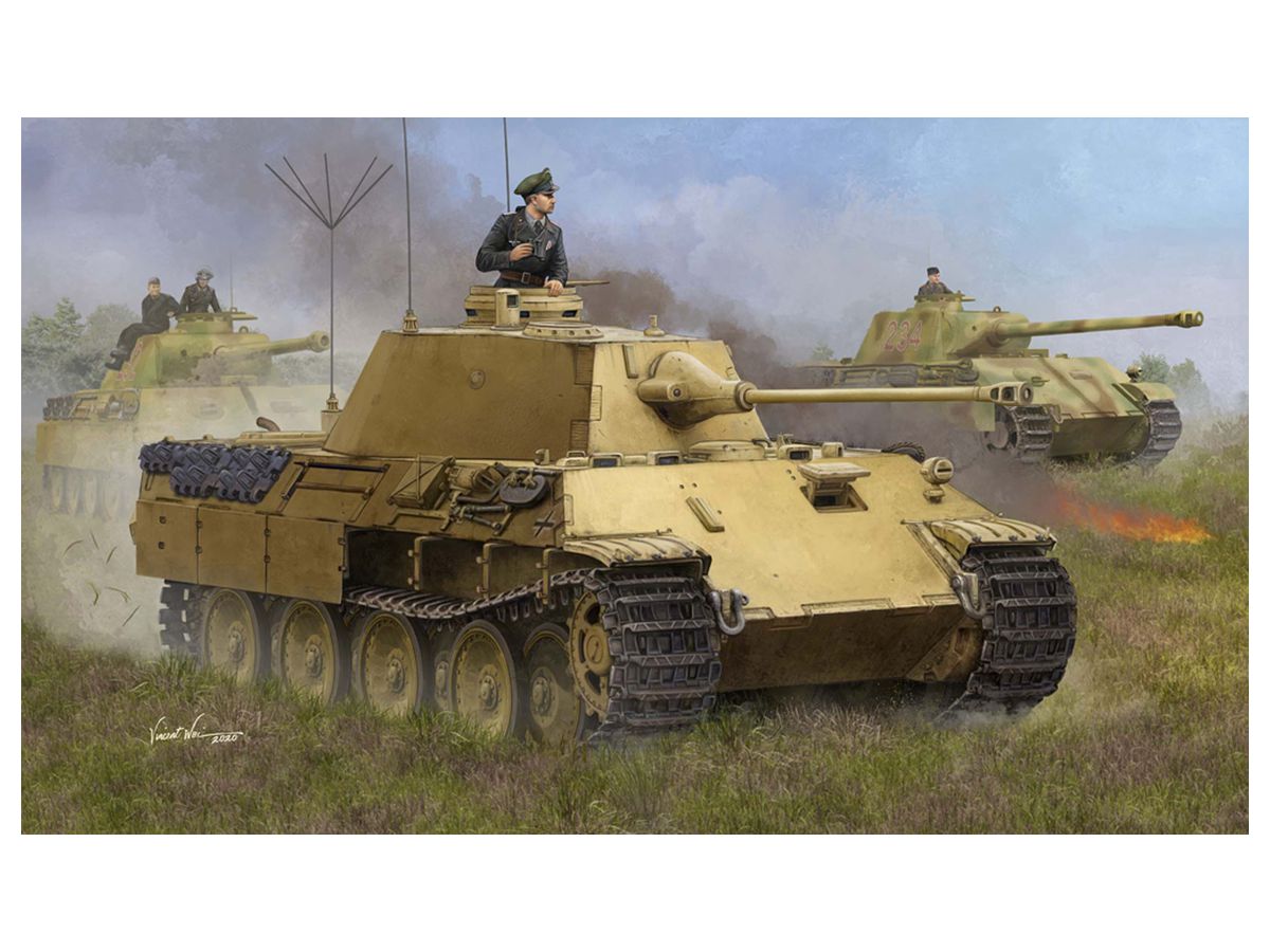 245342 ホビーボス 1/35 ドイツ パンサー 砲兵観測車 5cm KwK 39搭載型