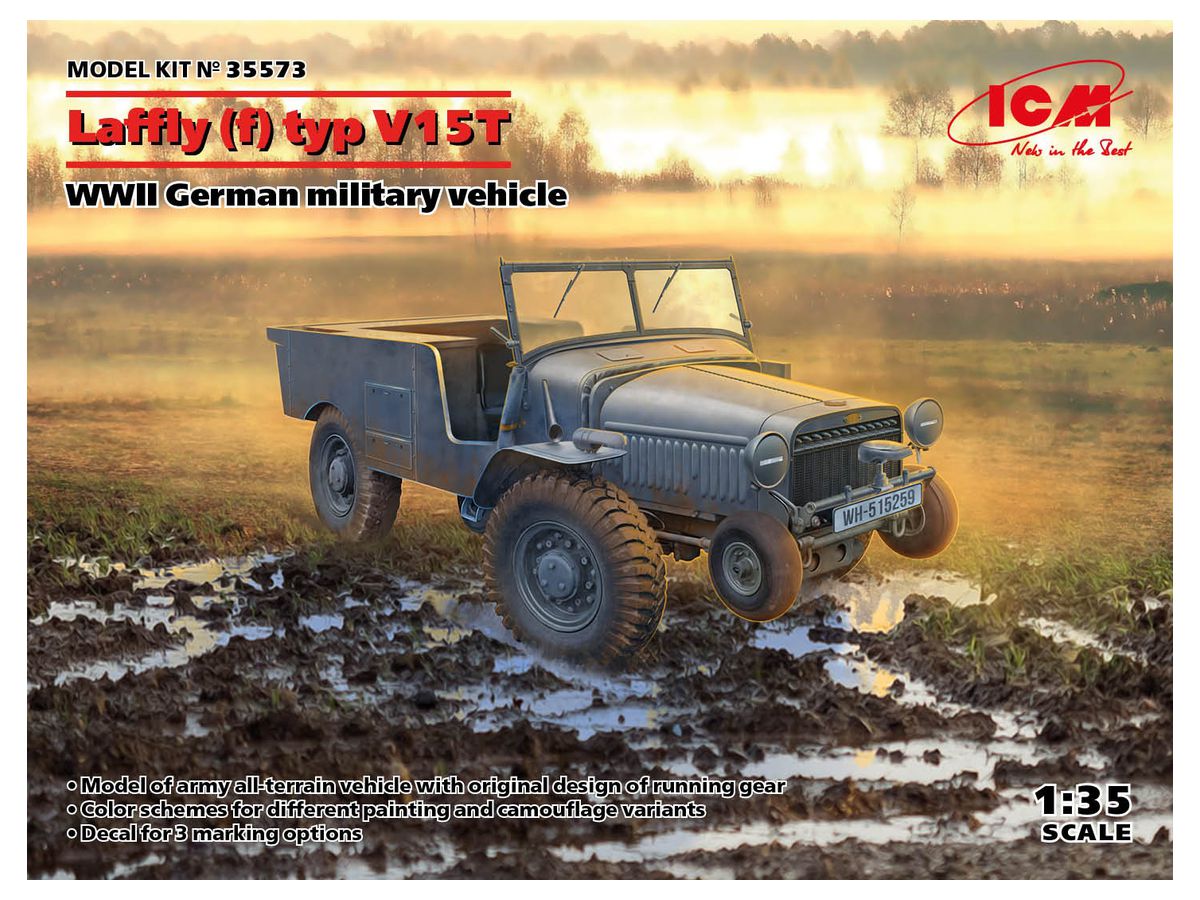 35573 ICM 1/35 ドイツ軍 ラフリー(f)typ V15T