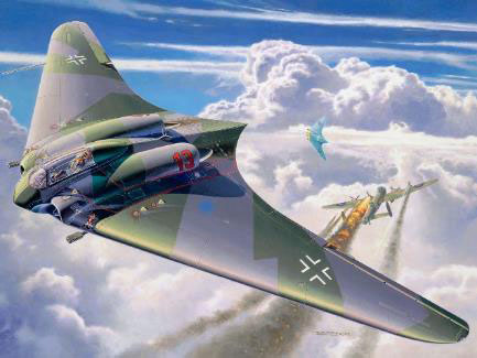 03859 ドイツレベル1/48ホルテン GO229A-1