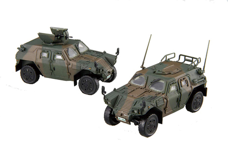 72M-18 1/72 陸上自衛隊 軽装甲機動車(中隊長車/機関銃搭載車)