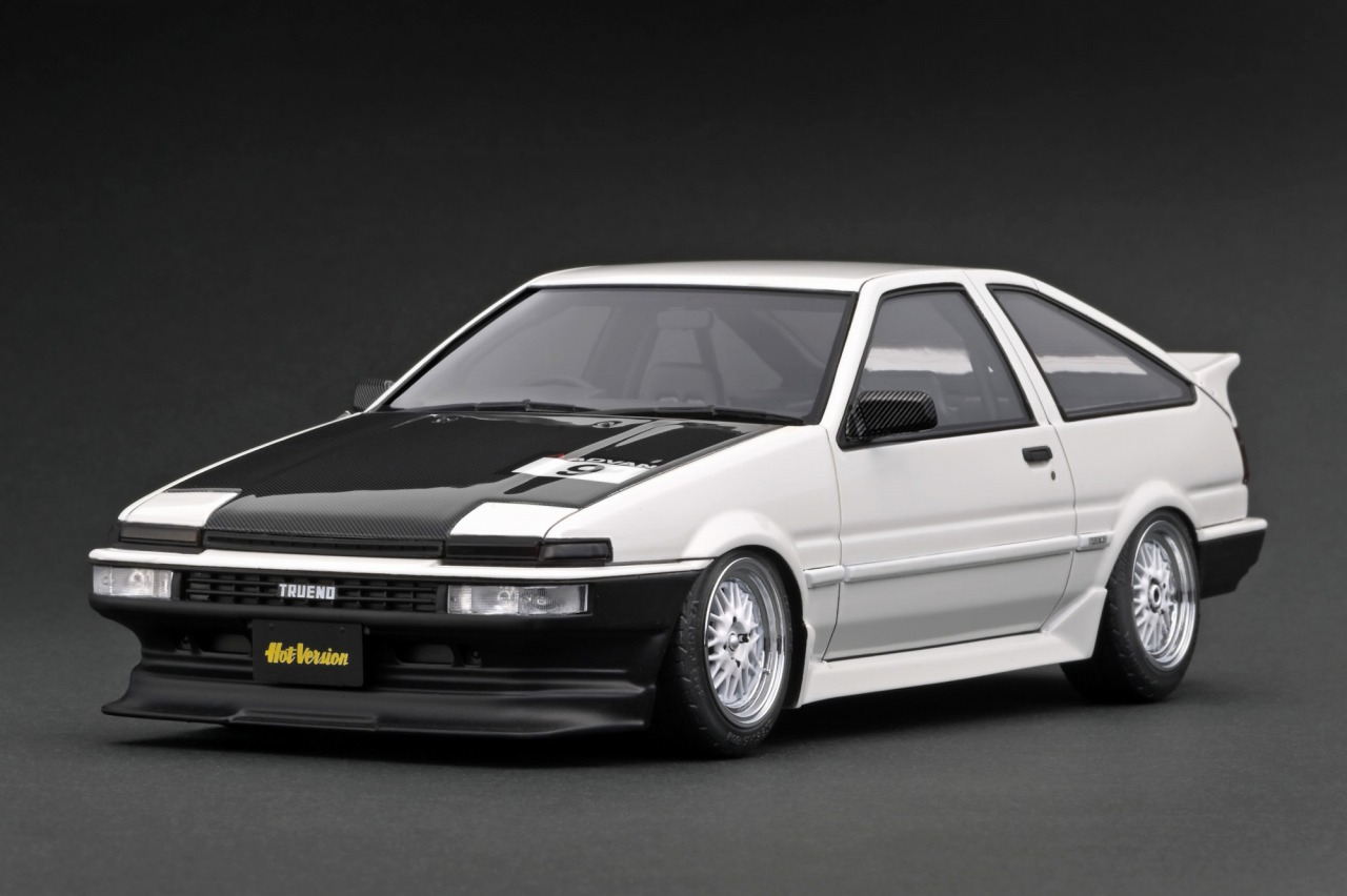 IG3488 IGモデル 1/18 Toyota Sprinter Trueno (AE86) 3Door TK-Street Early Ver White