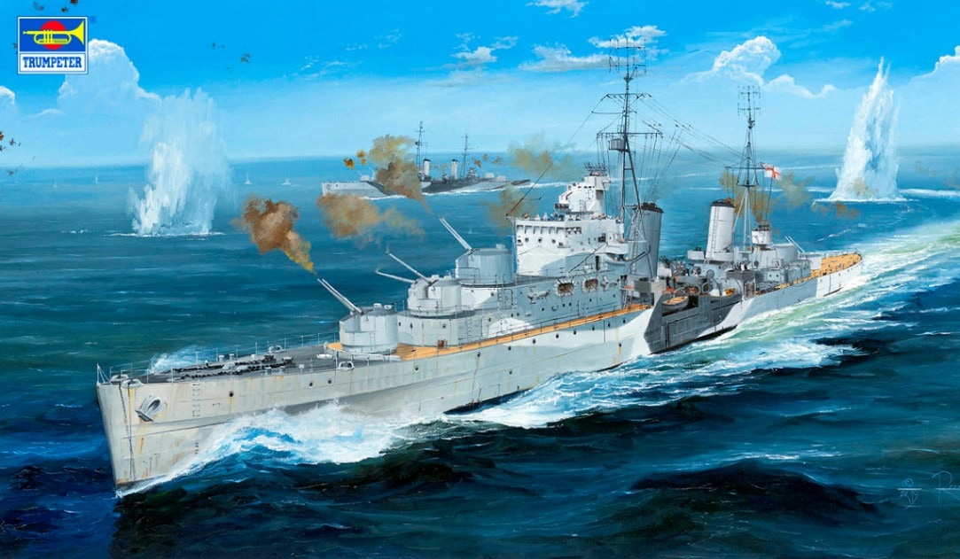 05367 トランペッター 1/350 イギリス海軍 軽巡洋艦 HMS アルゴノート