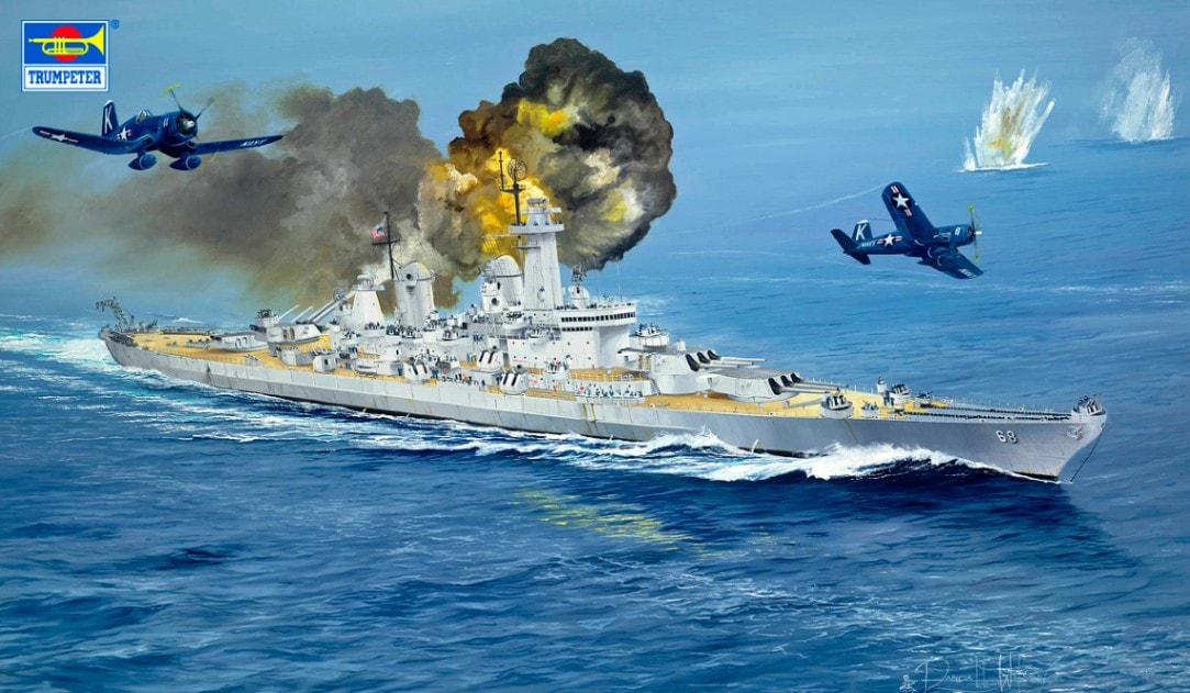 05373 トランペッター 1/350 アメリカ海軍モンタナ級戦艦 BB-68 オハイオ