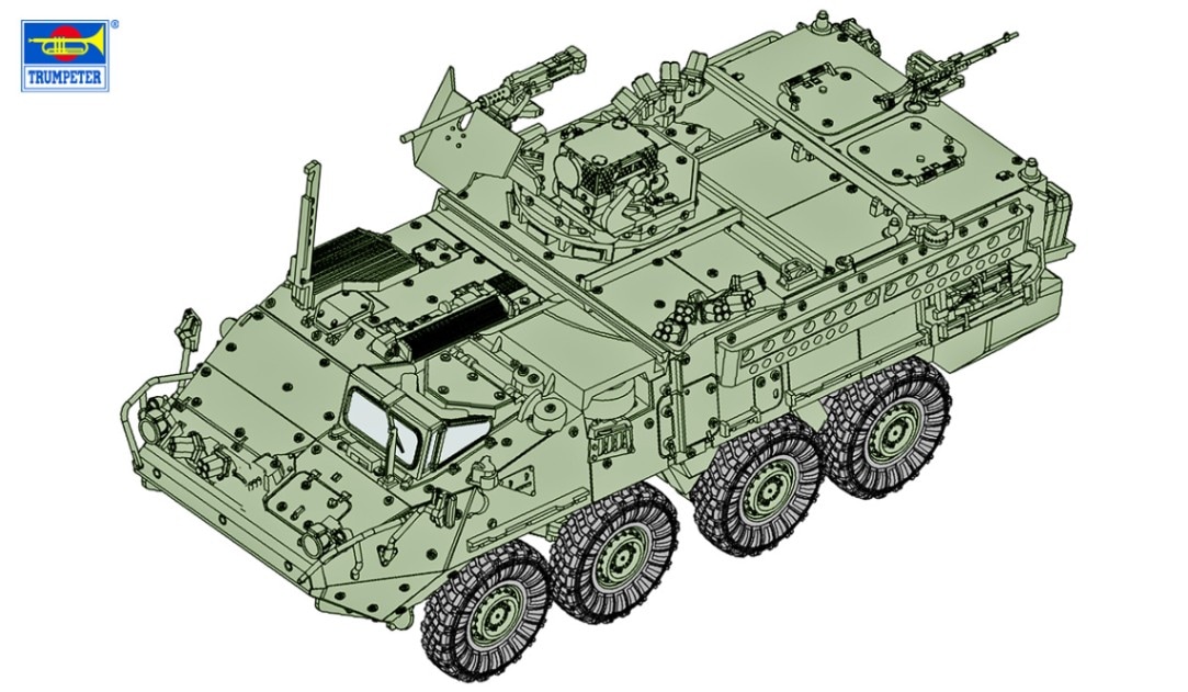 07422 トランペッター 1/72 アメリカ陸軍 M1127ストライカーRV