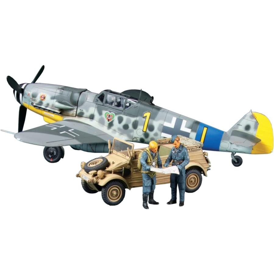 25204  1/48 メッサーシュミット Bf109 G-6・キューベルワーゲン82型セット【スケールモデル限定】