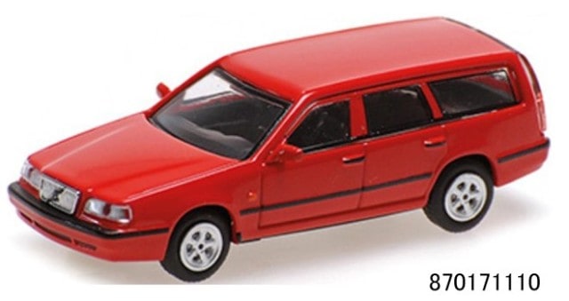 870171110 MINICHAMPS 1/87 ボルボ 850 ブレイク 1994 レッド