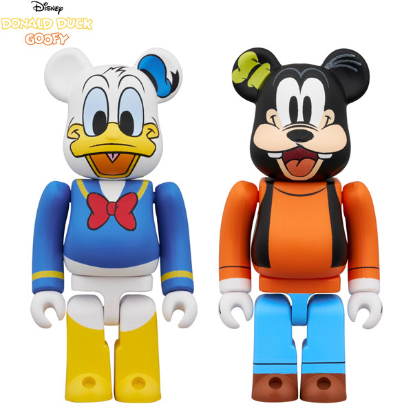 BE@RBRICK DONALD DUCK & GOOFY 2PCS SET