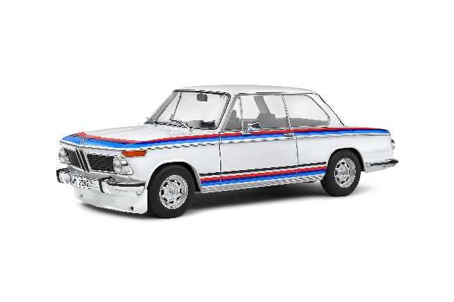 S1808602 SOLIDO 1/18 BMW 2002 Tii Evocation 1971 (ホワイト)