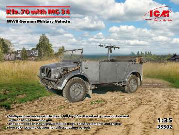 35502 ICM 1/35 ドイツ Kfz.70兵員輸送車  w/MG 34