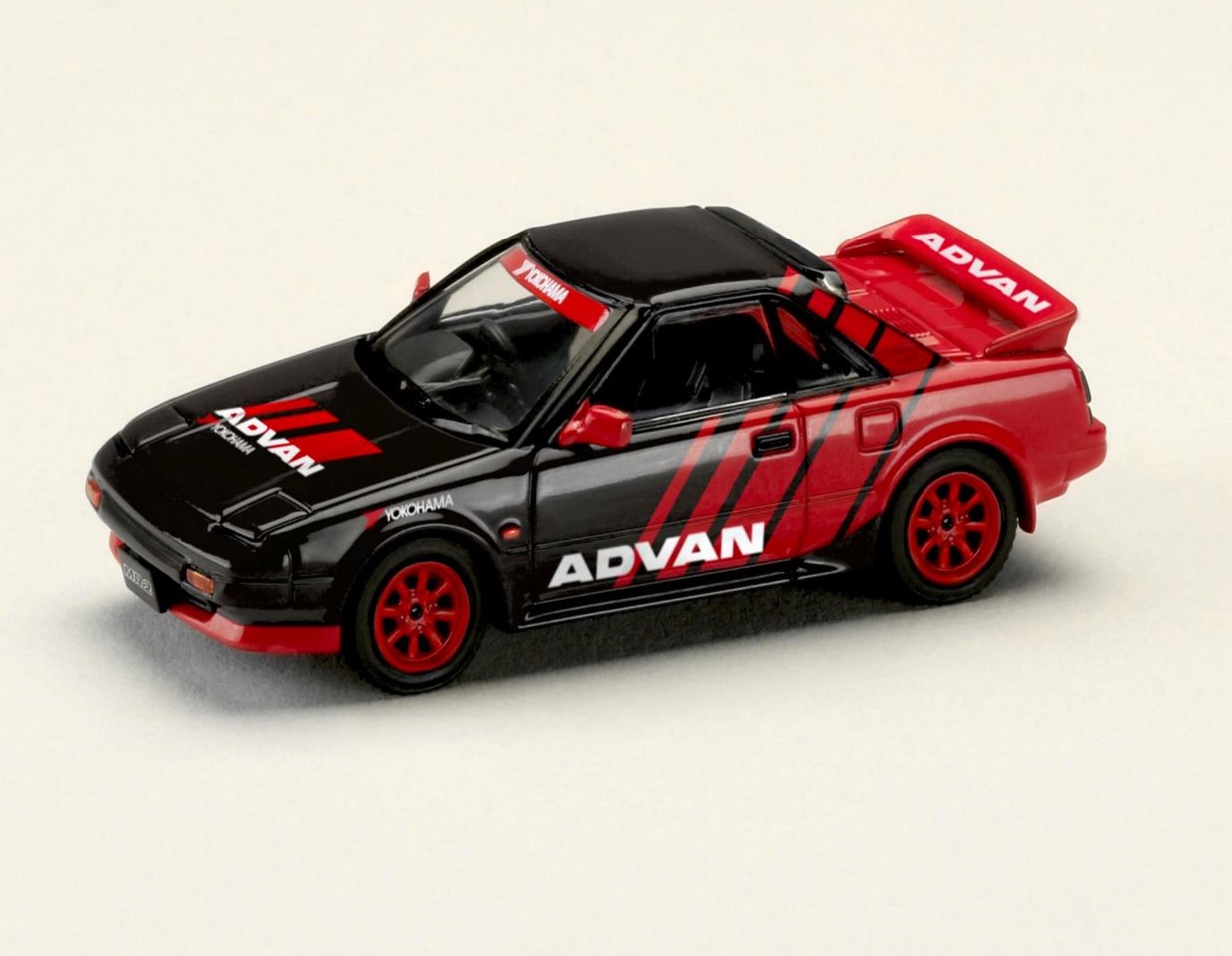 HJ646056AV HJ64 1/64 Toyota MR2 1600G-LIMITED SUPER CHARGER YOKOHAMA ADVAN COLOR