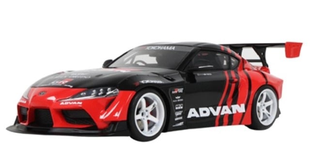 GTS889 GT SPIRIT 1/18 トヨタ GR スープラ 2020 (ブラック/レッド)