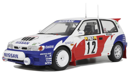 OTM461 OTTO mobile 1/18 日産 サニー GTI-R モンテカルロラリー 1992 #12