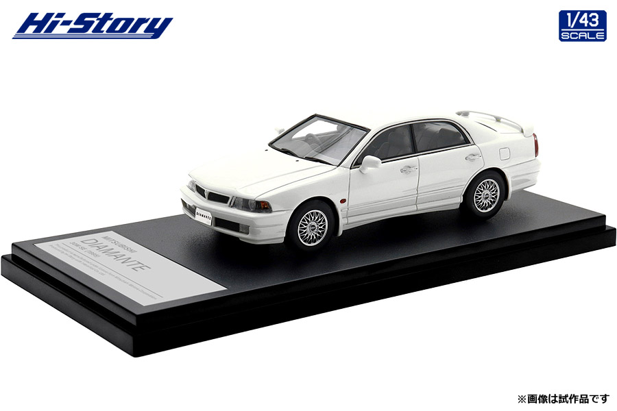 HS474WH Hi-Story 1/43 MITSUBISHI DIAMANTE 30M SE (1995)  フェアリーホワイト