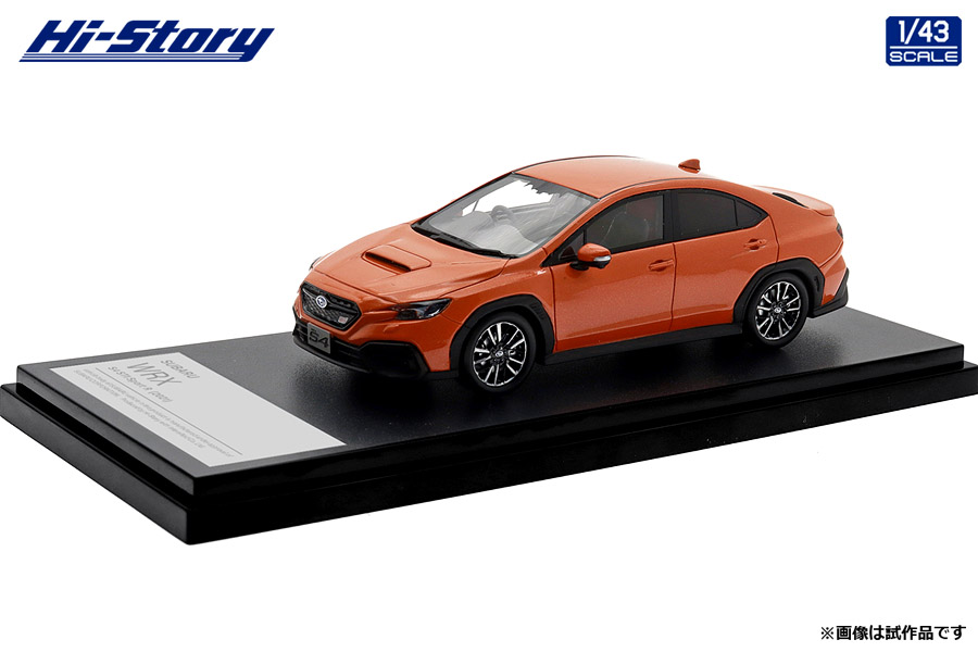 HS479OR Hi-Story 1/43 SUBARU WRX S4 STI Sport R (2021)  ソーラーオレンジ・パール