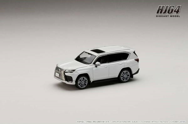 HJ642061W HJ64 1/64 LEXUS LX600 Sonic Quartz