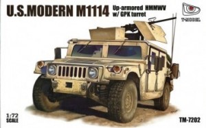 TM7202 T-Model 1/72 U.S.HMMWV M1114 w/GPK 砲塔