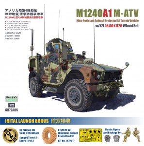 GH72A05-SP ギャラクシーモデル 72 アメリカ陸軍 M1240A1 (M-ATV) MRAPOGK砲塔セットスペシャルセット