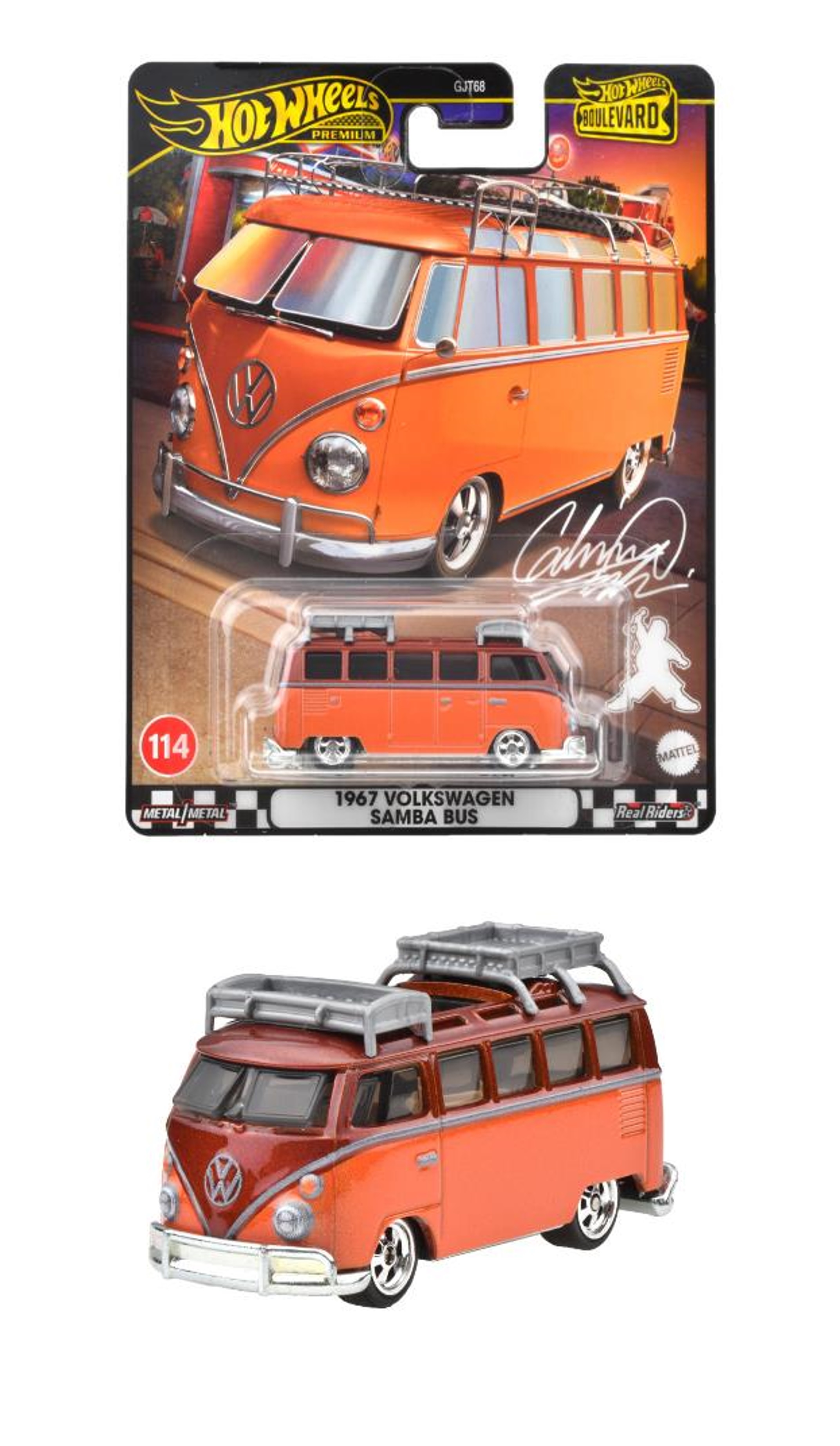 HRT62-9866 ホットウィール ブールバード '67 フォルクスワーゲン サンババス