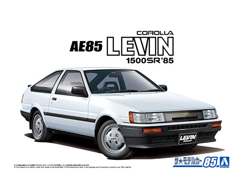 ザ・モデルカーNo.85 1/24 トヨタ AE85カローラレビン 1500SR'84