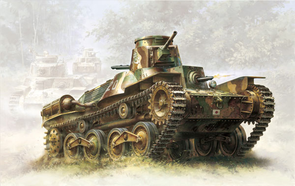 MD009 MONO/ ドラゴン 1/35 TANKS OF THE WORLD  WW.II 日本陸軍 九五式軽戦車 ハ号 初期型