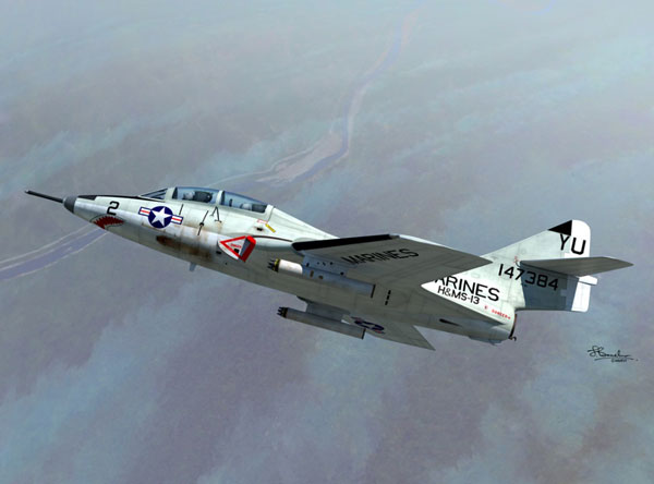 SWD72101R ソード 1/72 F9F-8T/TF-9J クーガー