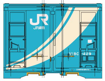 903M 1/80 12ft JR貨物 V18C形通風コンテナ Ver2