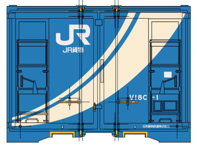 904M 1/80 12ft JR貨物 V18C形通風コンテナ Ver3