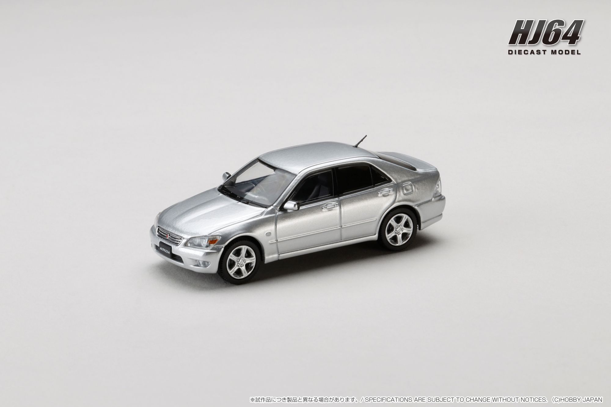 HJ641080AS HJ64 1/64 トヨタ ALTEZZA RS200 (E10) 1998 シルバーメタリック