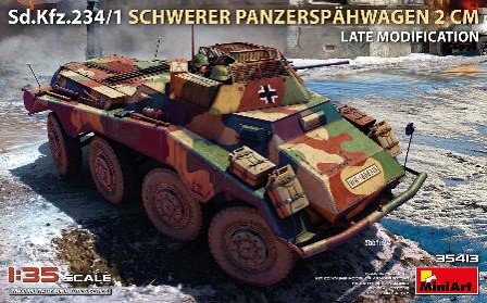 MA35413 ミニアート 1/35 Sd.Kfz.234/1 重装甲偵察車(2cm砲搭載型) 後期型