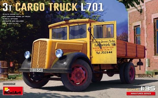 MA38082 ミニアート 1/35 L701 ドイツ 3t貨物トラック
