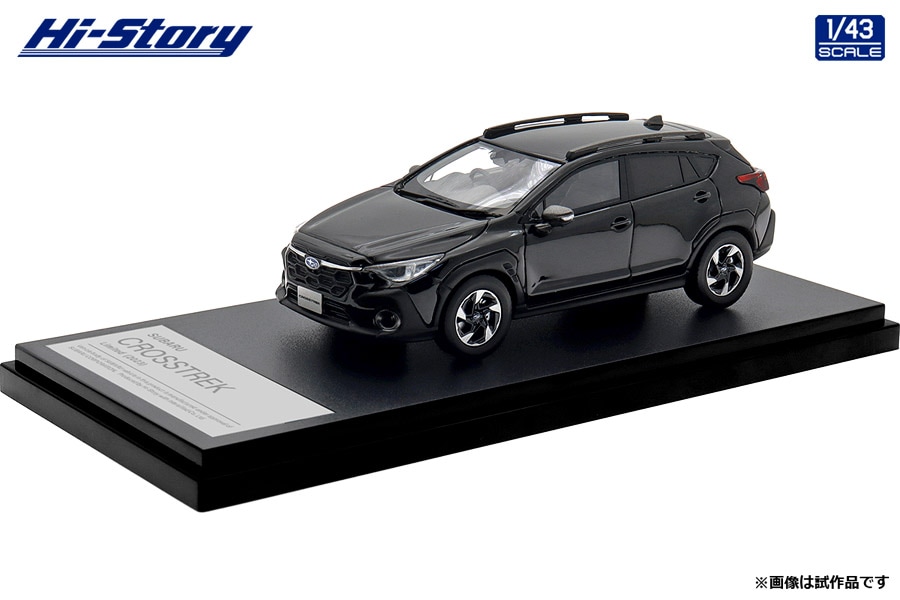HS507BK Hi-Story 1/43 SUBARU CROSSTREK Limited (2023)  クリスタルブラック・シリカ