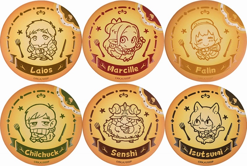 ダンジョン飯 トレーディングバッジ(6個)