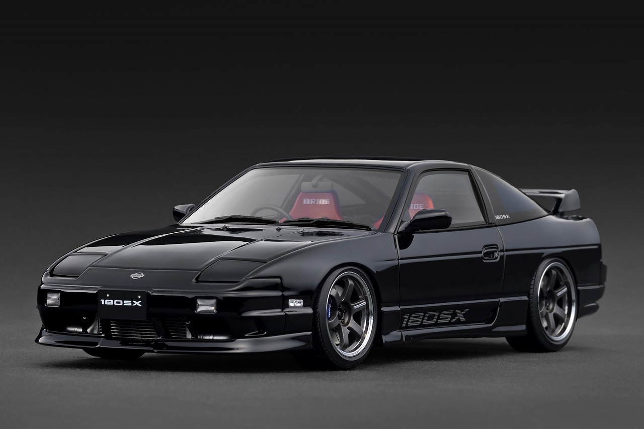 IG3767 IGモデル 1/18 Nissan 180SX TYPE X (RPS13) Black