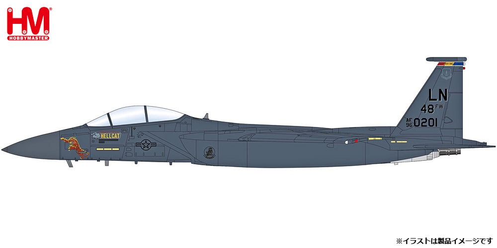 HA4549 Hobby Master 1/72 F-15E ストライクイーグル  'アメリカ空軍 第494戦闘飛行隊'