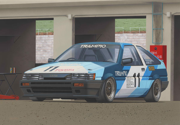 ID-332 1/24 インチアップシリーズ №333 トランピオ AE86 レビン'85
