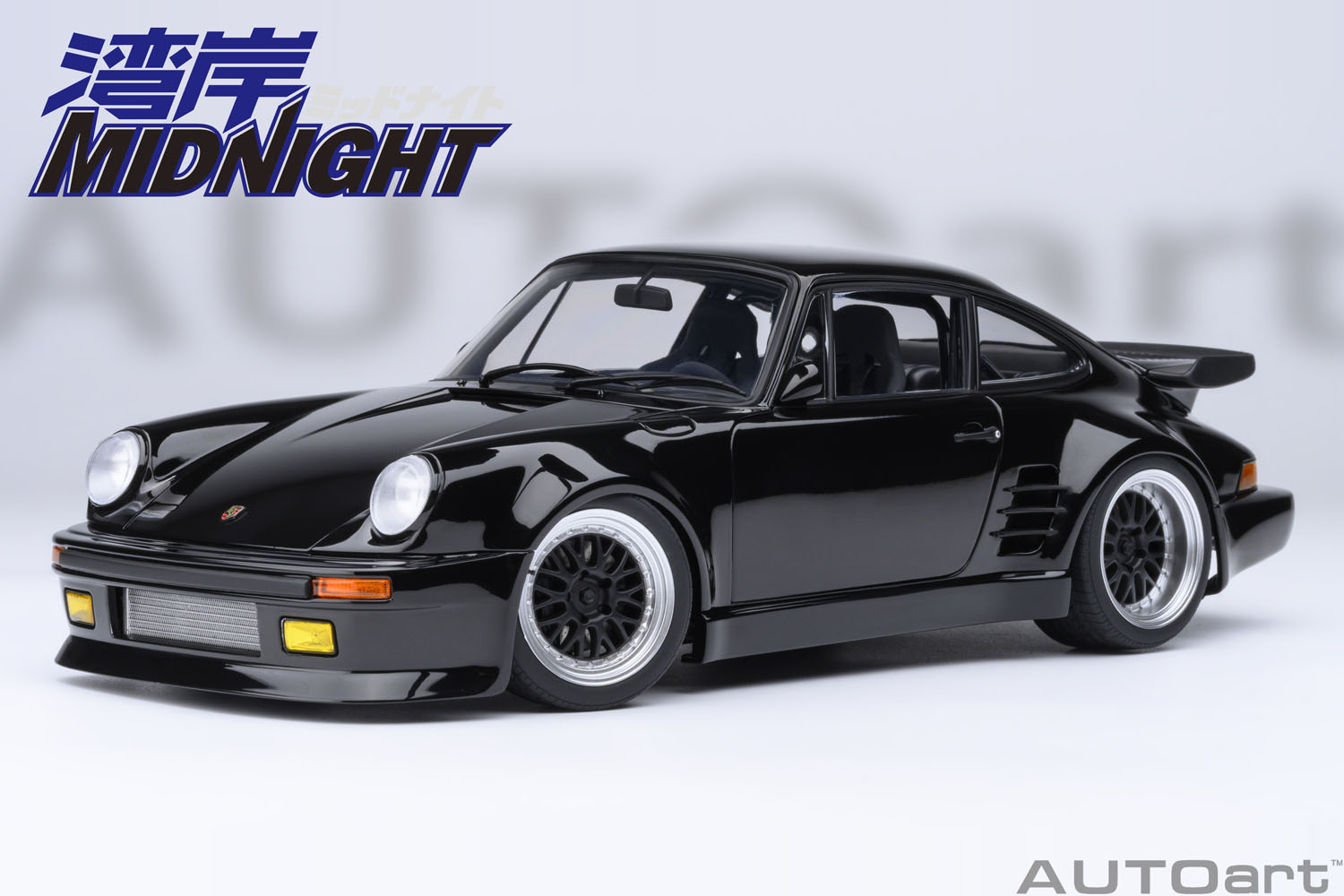 78158 1/18 ポルシェ 911 (930) ターボ 「湾岸ミッドナイト」 ブラックバード (第1巻仕様)